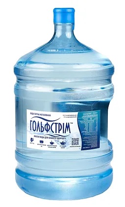 Вода питна, ТМ "Гольфстрім", бутильована, негазована, 18.9 л